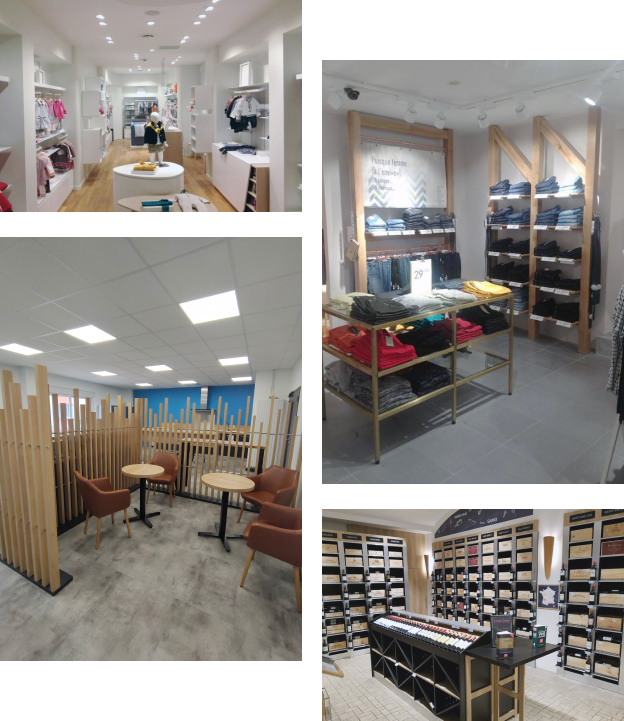 Agencement de magasins, bureaux, Tours (37)